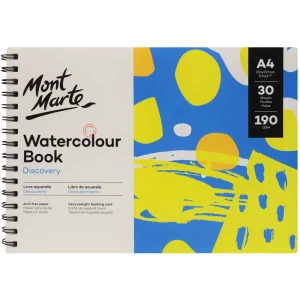 Watercolour Book  A4 (8.3 x 11.7in) 30 Sheets 190gsm