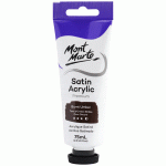 Satin Acrylic Paint 75ml Tube - Burnt Umber