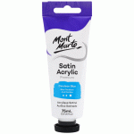 Satin Acrylic Paint 75ml Tube - Cerulean Blue