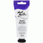 Satin Acrylic Paint 75ml Tube - Silver