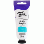 Satin Acrylic Paint 75ml Tube - Turquoise