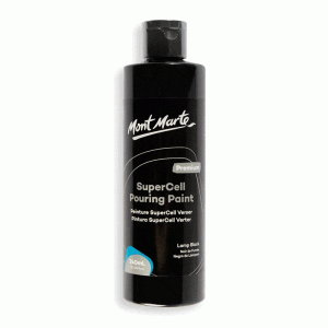 SuperCell Pouring Paint 240ml Lamp Black