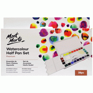 Watercolour Half Pan Set 28pc