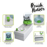 Paint Brush Rinser - Makeup Brush Cleaner - brush washer for paints, watercolors,acrylic, tempera etc (Brush Clener)