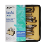 Brush Set with Easel Wallet 17pc