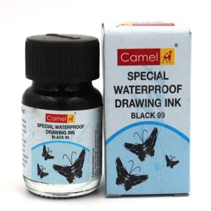 Camel Drawing Ink Special Waterproof Black 20ml