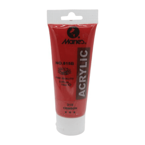 Maries Acrylic Colour Paint 75ml- Crimson