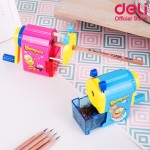 DELI Rotary Pencil Sharpener Pink/Blue (E0641 )