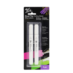 Dual Tip Colourless Blenders 2pc