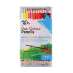 Duo Colour Pencils 24pc