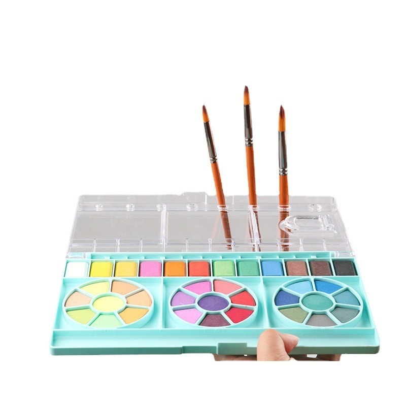 Travel 25/33 Solid Pigmented Water Color Paint Set For Kids In Dhaka