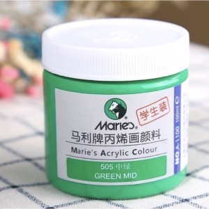 Acrylic Colour 100ml Green Med