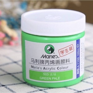 Acrylic Colour 100ml Green Pale