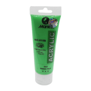 Maries Acrylic Colour Paint 75ml- Green Pale