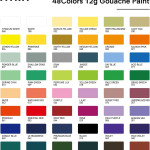 HIMI Gouache Paint Set Jelly Cup (12g) - 48 Colors