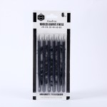 KeepSmiling Woodless Charcoal Pencils set 6pcs