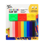 Kids Colour Modelling Clay Set w/Moulds 21pce