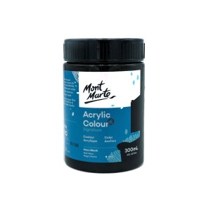 Acrylic Colour Paint 300ml- Mars Black