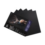 Mont Marte Black Paper Sketch Pad  140gsm A5 25 Sheet