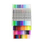 Dual Tip Brush/Fineliners Signature 48pc