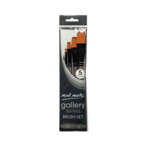 Gallery Series Brush Set Acrylic 5pce