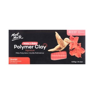 Make n Bake Polymer Clay 400g- Scarlet