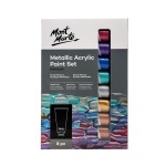 Metallic Acrylic Paint Set Premium 8pc x 36ml