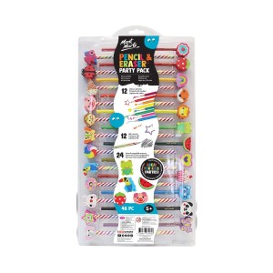 Pencil and Eraser Set 48pc