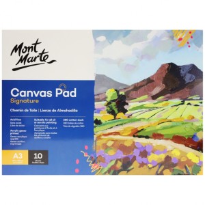 Canvas Pad A3 10 Sheet  (11.7 x 16.5in)