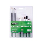 Silver Series Paint Brush Set 15pce