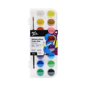 Watercolour Cake Set 17pc