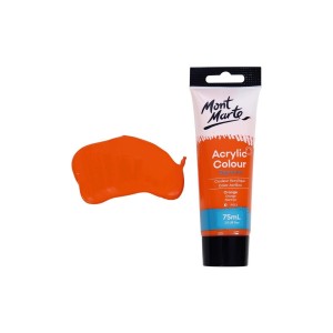 Acrylic Colour Paint 75ml- Orange