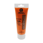 Maries Acrylic Colour Paint 75ml- Orange Red