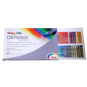 Pentel Arts Oil Pastels 50 Color Set