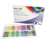 Pentel Arts Oil Pastels 50 Color Set