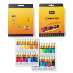 Himi Gouache Paint Set 12ml 36 Colors