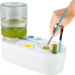 Paint Brush Cleaner with Colour Palette, Art Paint Brush Rinser