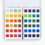 Camel Artist Water Colour Cakes Set  48 Shades with Brush