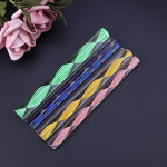 Mandala Dotting Tools Set Colorful Acrylic Flat Head Twisted StickRod Nail Art, Dot Painting, Tool (8 PCS Tool)