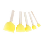 Acrylic Blanding Yellow Fome sponge Brush 5 pc