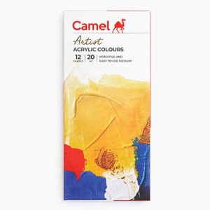 Camel Artist  Acrylic  Colours 20ml Tubes 12 Shades