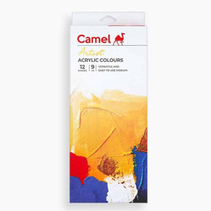 Camel Artist  Acrylic  Colours 9ml Tubes 12 Shades