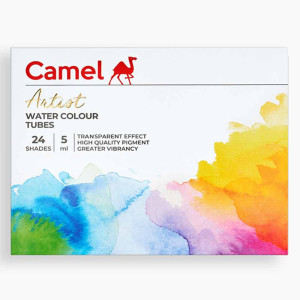 Camel Artist  Watercolor Tube Set- 24 Shades 5ml