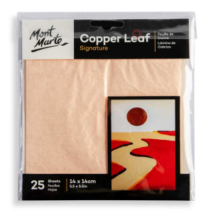 Mont Marte Copper Leaf 14 x 14cm (5.5in) 25 Sheet