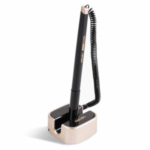 DELI E6796 BLACK DESK PEN STAND