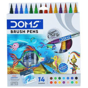 Doms Brush Pens- 14 Shades