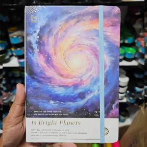 Galaxy is Bright Planest Notebook, Diary-04