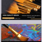 Giorgione Artist Paint Brushes Set 17pack