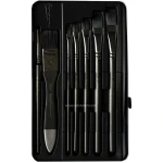 Giorgione Best Quality Artist Brush set 8 pc set with iron box