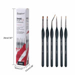 Giorgione Mini Detail Brush Set 6pc